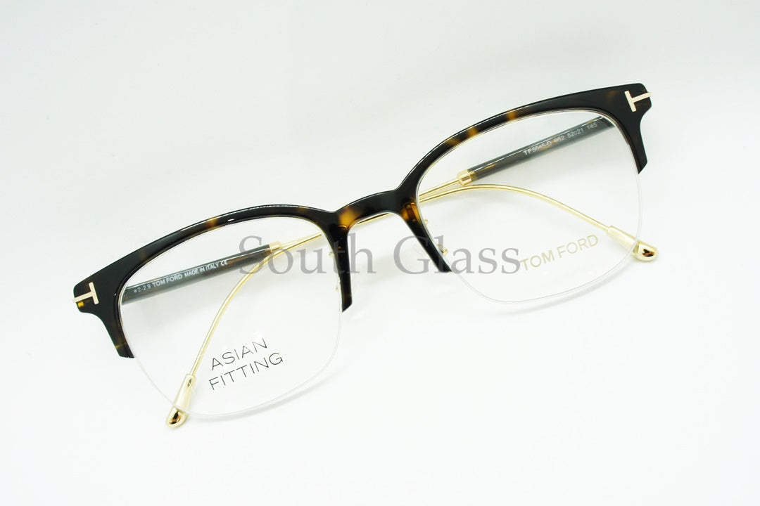 TOM FORD メガネ TF5645-D 052 ナイロール ハーフリム クラシカル メンズ レディース おしゃれ アジアンフィット トムフォード