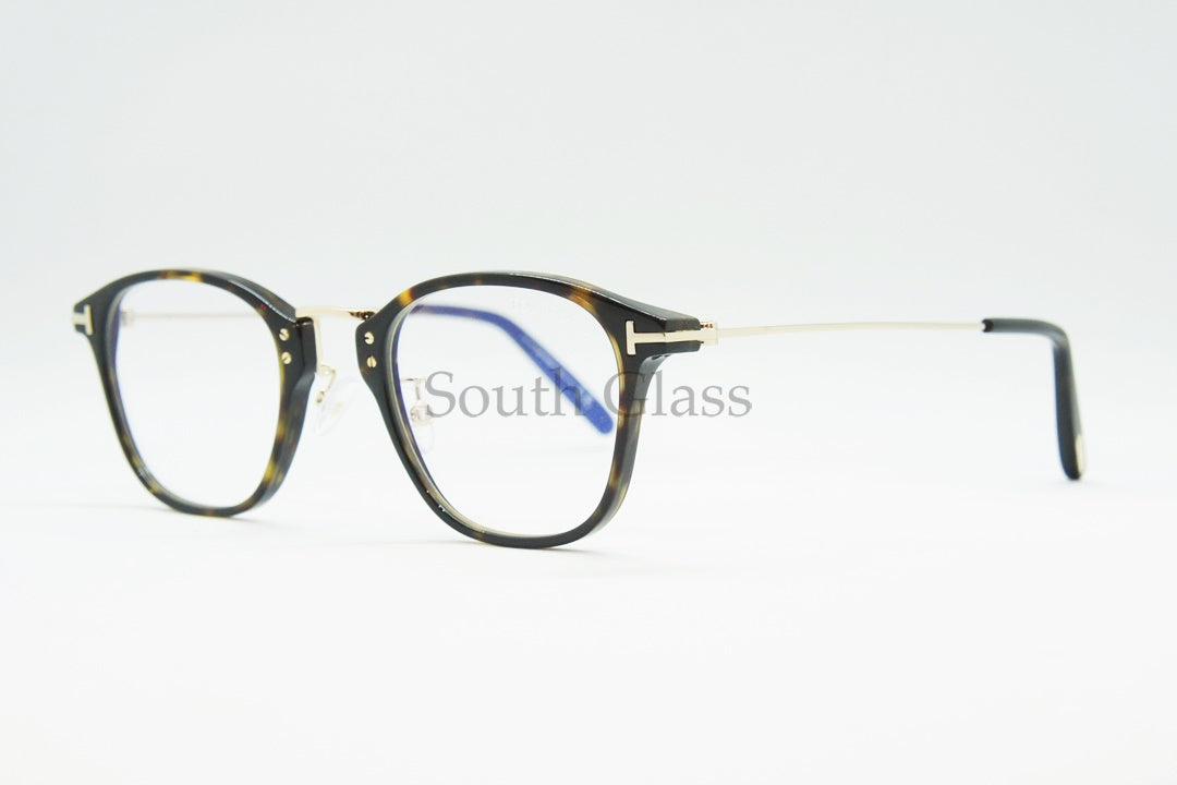 TOM FORD ブルーライトカット メガネ TF5649-D-B 052 日本限定 ウェリントン コンビネーション メンズ レディース  おしゃれ アジアンフィット トムフォード