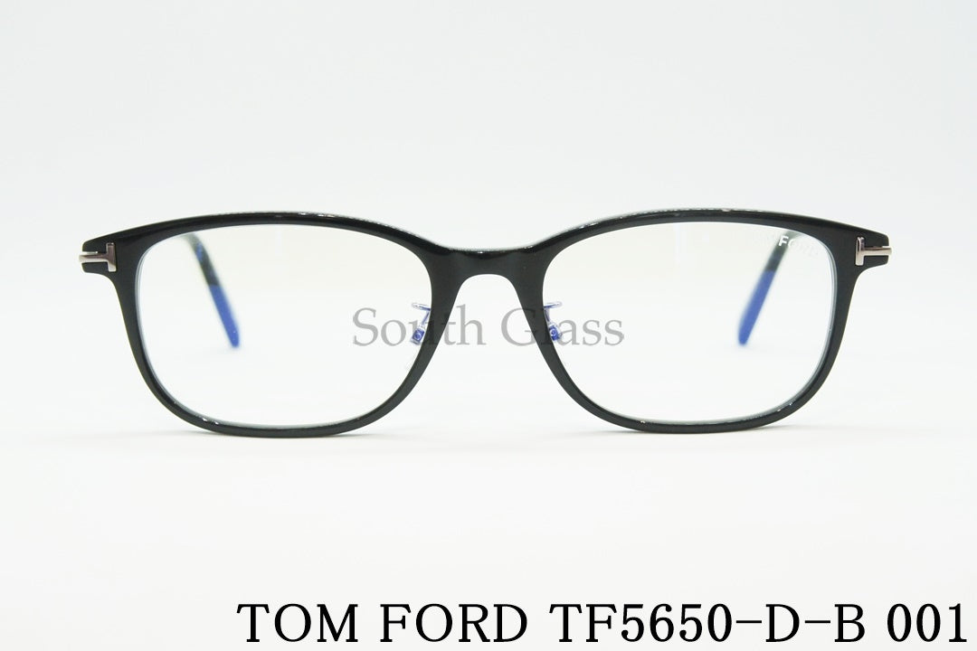 TOM FORD ブルーライトカット メガネ TF5650-D-B 001 スクエア メンズ レディース おしゃれ アジアンフィット トムフォード