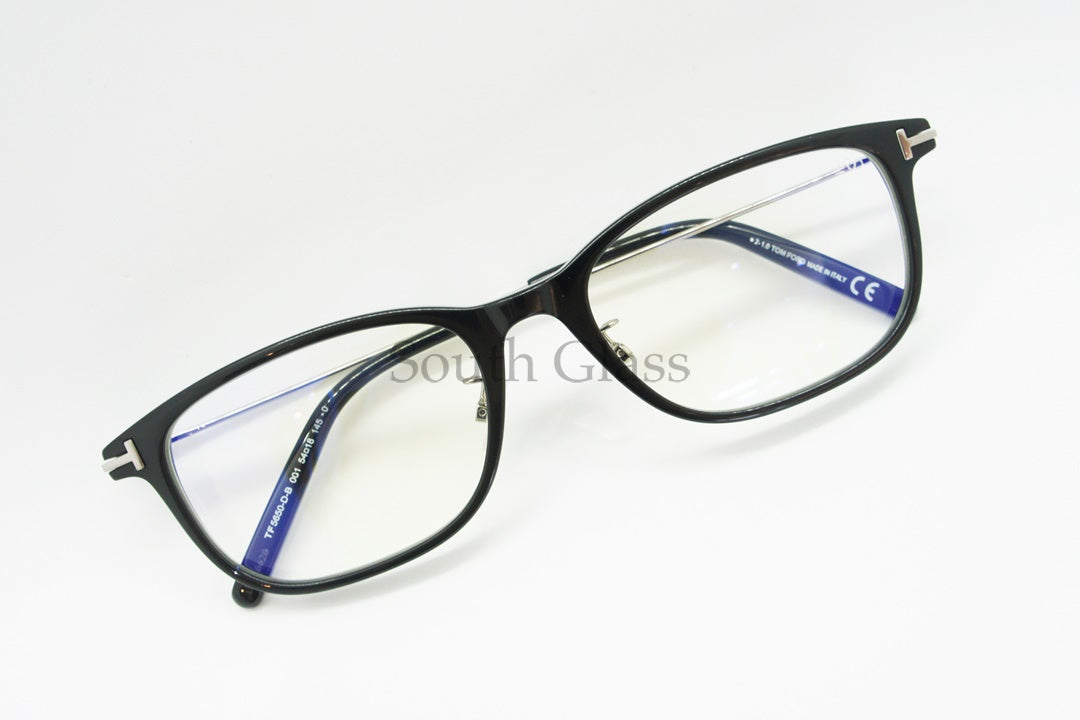 TOM FORD ブルーライトカット メガネ TF5650-D-B 001 スクエア メンズ レディース おしゃれ アジアンフィット トムフォード