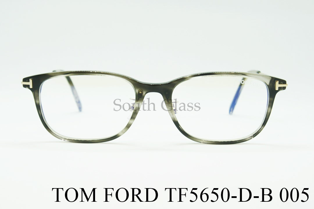 TOM FORD ブルーライトカット メガネ TF5650-D-B 005 スクエア メンズ レディース おしゃれ アジアンフィット トムフォード
