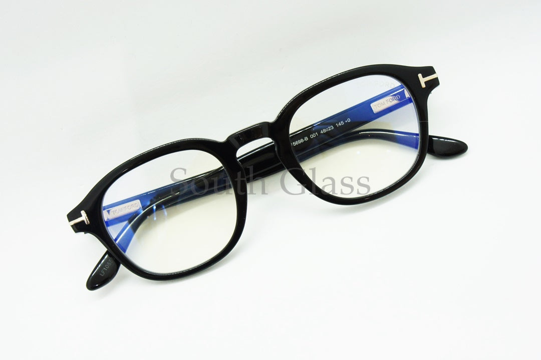 TOM FORD ブルーライトカット メガネ TF5698-B 001  ウェリントン クラシカル メンズ レディース おしゃれ アジアンフィット トムフォード