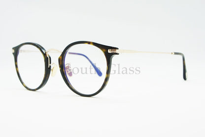 TOM FORD ブルーライトカット メガネ TF5714-D-B 052 ボストン 丸メガネ メンズ レディース おしゃれ アジアンフィット トムフォード