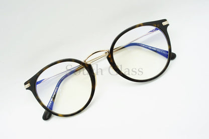 TOM FORD ブルーライトカット メガネ TF5714-D-B 052 ボストン 丸メガネ メンズ レディース おしゃれ アジアンフィット トムフォード