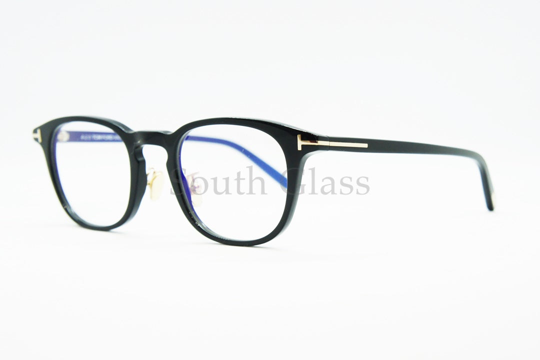 TOM FORD ブルーライトカット メガネ TF5725-D-B 001 ウェリントン メンズ レディース アジアンフィット トムフォード