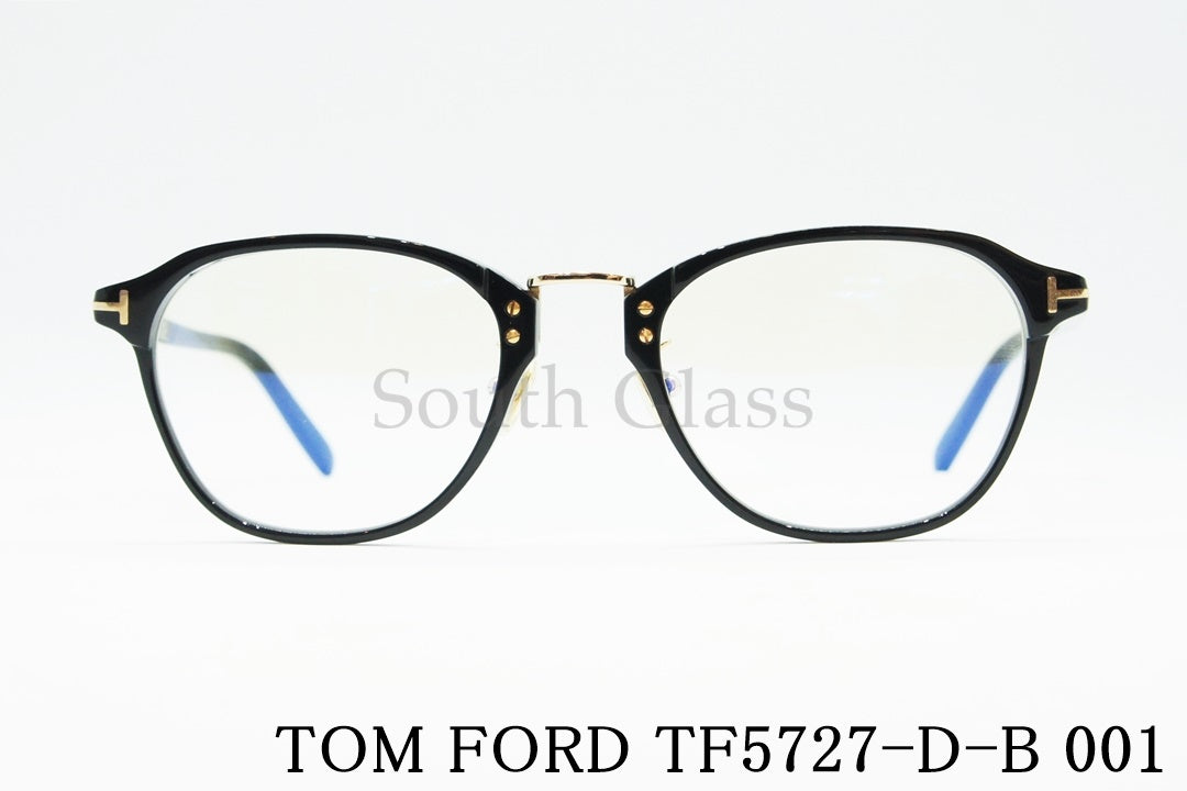 TOM FORD ブルーライトカット メガネ TF5727-D-B 001 日本限定 ウェリントン メンズ レディース おしゃれ アジアンフィット トムフォード