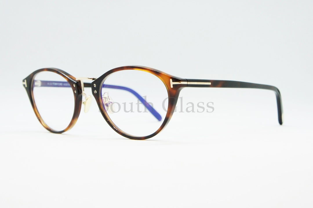 TOM FORD ブルーライトカット メガネ TF5728-D-B 052 ボスリントン ウェリントン ボストン メンズ レディース アジアンフィット トムフォード