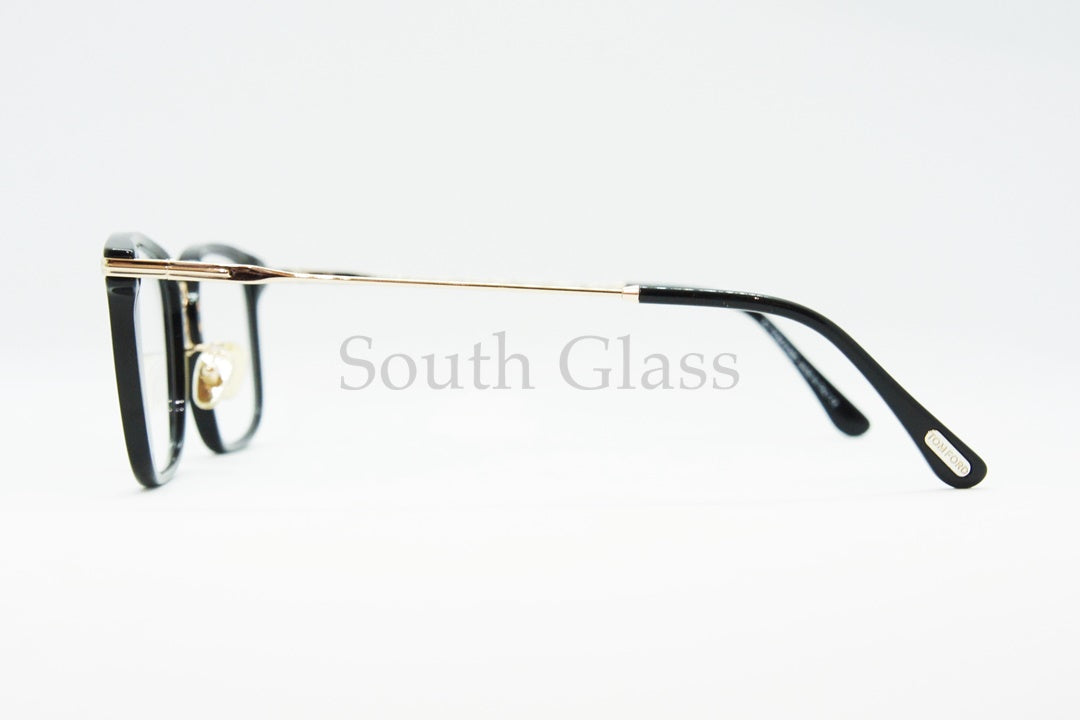TOM FORD ブルーライトカット メガネ TF5747-D-B 001 スクエア コンビネーション メンズ レディース おしゃれ アジアンフィット トムフォード