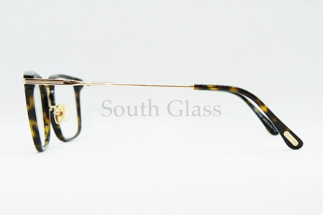 TOM FORD ブルーライトカット メガネ TF5747-D-B 052 スクエア コンビネーション メンズ レディース おしゃれ アジアンフィット トムフォード