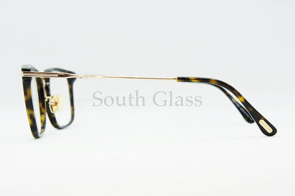 TOM FORD ブルーライトカット メガネ TF5747-D-B 052 スクエア コンビネーション メンズ レディース おしゃれ アジアンフィット トムフォード