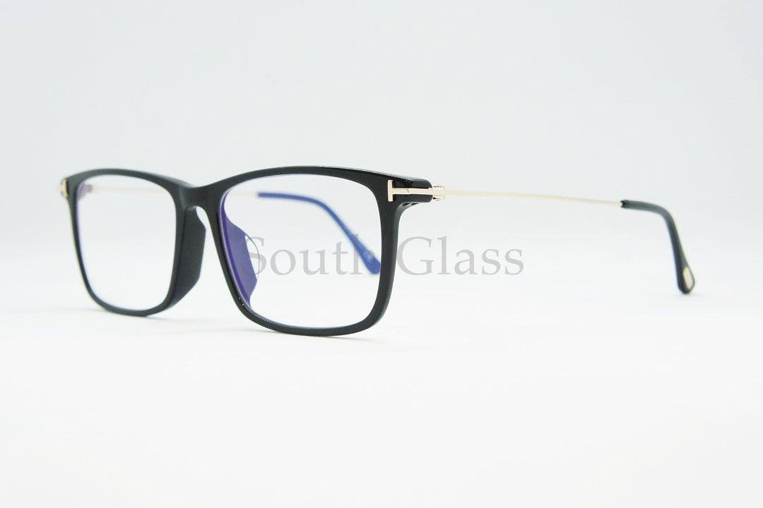 TOM FORD ブルーライトカット メガネ TF5758-F-B 001 スクエア メンズ レディース おしゃれ アジアンフィット トムフォード
