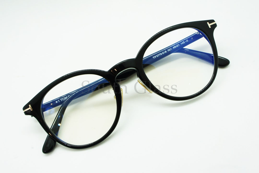 TOM FORD ブルーライトカット メガネ TF5779-D-B 001 ウェリントン クラシカル メンズ レディース おしゃれ アジアンフィット トムフォード