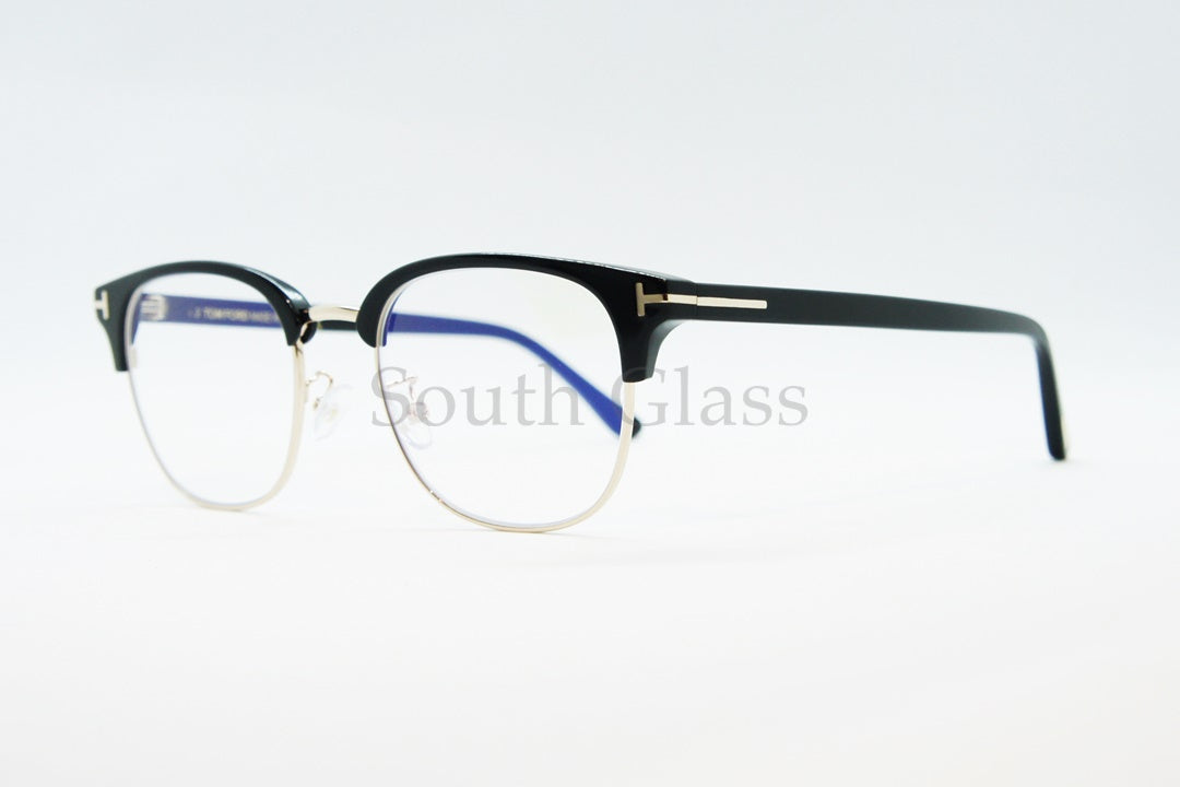 TOM FORD ブルーライトカット メガネ TF5794-K-B 001 ブロー サーモント PC用 クラシカル メンズ レディース おしゃれ アジアンフィット トムフォード