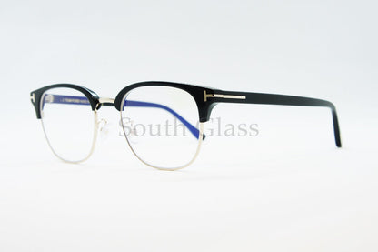 TOM FORD ブルーライトカット メガネ TF5794-K-B 001 ブロー サーモント PC用 クラシカル メンズ レディース おしゃれ アジアンフィット トムフォード