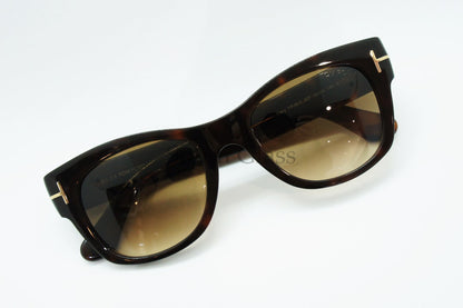 TOM FORD サングラス TF58-F 52A Cary ウェリントン フレーム メンズ レディース メガネ おしゃれ アジアンフィット トムフォード