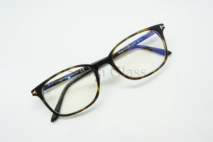 TOM FORD ブルーライトカット メガネ TF5852-D-B 052 スクエア メンズ レディース おしゃれ アジアンフィット トムフォード