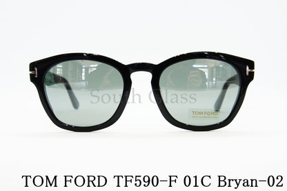 TOM FORD サングラス TF590-F 01C Bryan-02 ウェリントン メンズ レディース メガネ おしゃれ アジアンフィット トムフォード