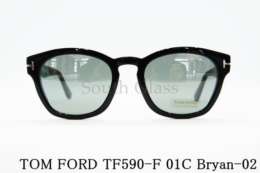 TOM FORD サングラス TF590-F 01C Bryan-02 ウェリントン メンズ レディース メガネ おしゃれ アジアンフィット トムフォード