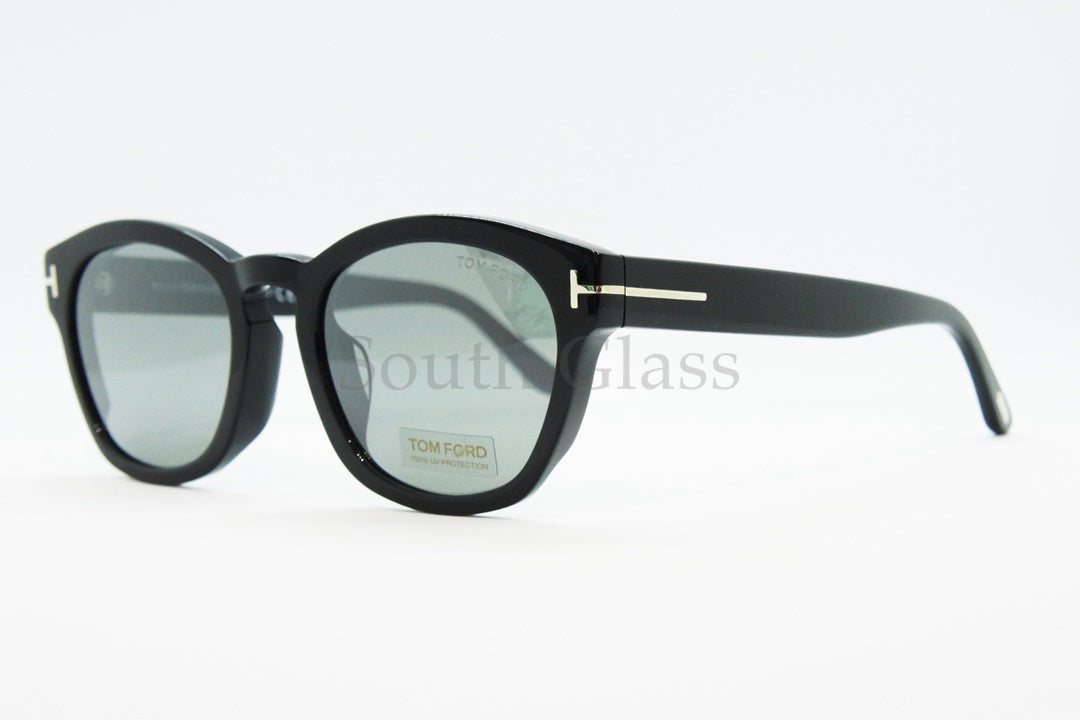 TOM FORD サングラス TF590-F 01C Bryan-02 ウェリントン メンズ レディース メガネ おしゃれ アジアンフィット トムフォード