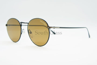TOM FORD サングラス TF649 01E Ryan-02 ラウンド フレーム メタル メンズ レディース メガネ 眼鏡 おしゃれ アジアンフィット トムフォード UV
