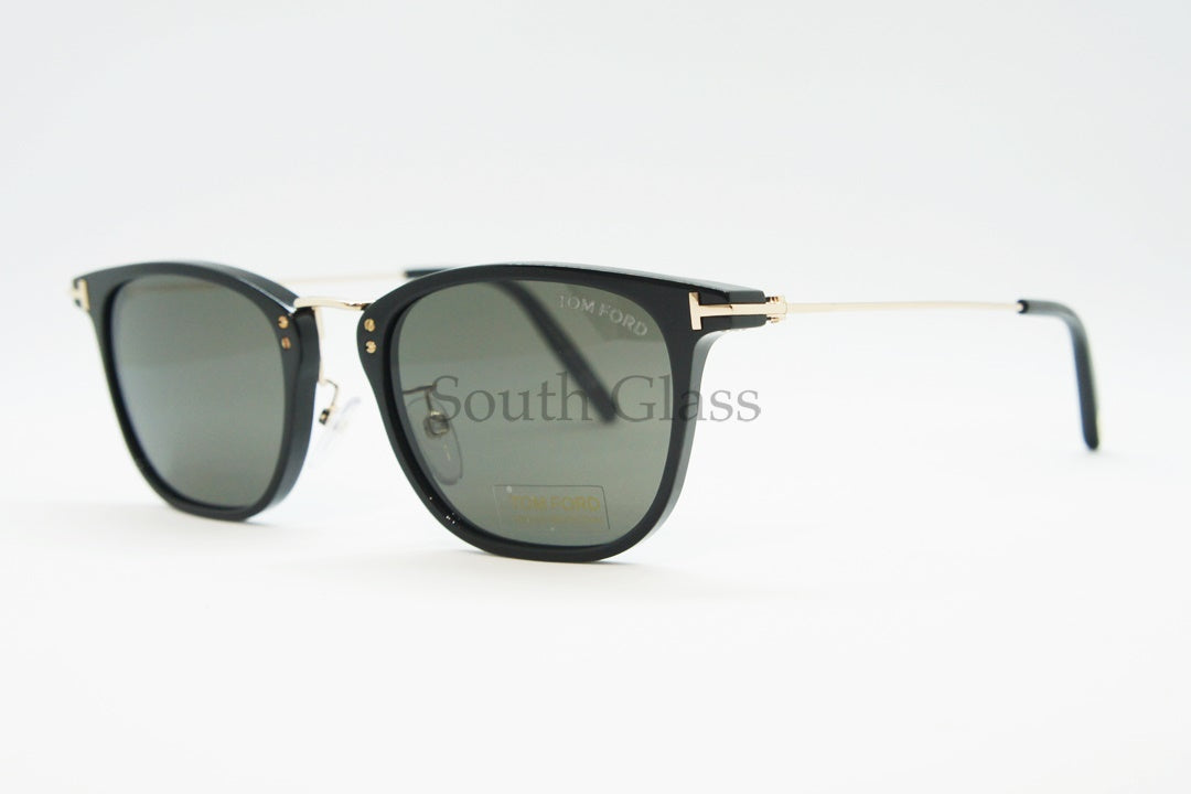 TOM FORD サングラス TF672 01A Beau スクエア コンビ メンズ レディース メガネ おしゃれ アジアンフィット トムフォード