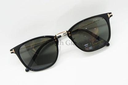 TOM FORD サングラス TF672 01A Beau スクエア コンビ メンズ レディース メガネ おしゃれ アジアンフィット トムフォード