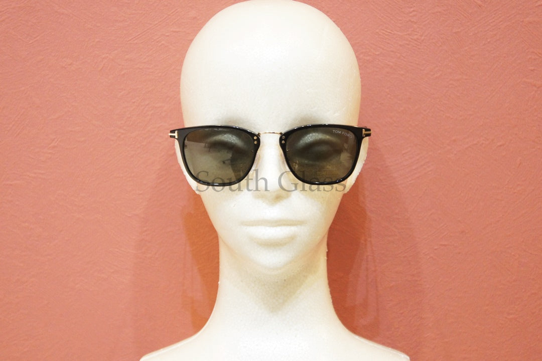 TOM FORD サングラス TF672 01A Beau スクエア コンビ メンズ レディース メガネ おしゃれ アジアンフィット トムフォード