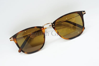 TOM FORD サングラス TF672 Beau スクエア フレーム メンズ レディース メガネ 眼鏡 おしゃれ アジアンフィット コンビ トムフォード