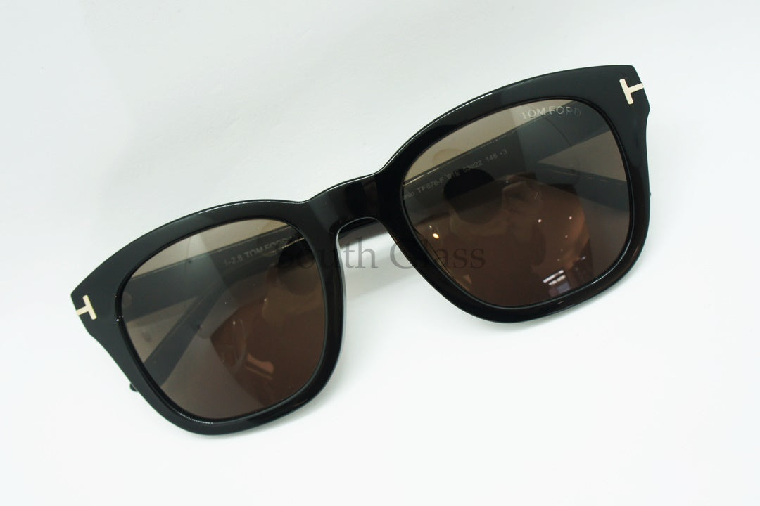 TOM FORD サングラス TF676-F 01E Eugenio ウェリントン セル フレーム 眼鏡 おしゃれ アジアンフィット トムフォード
