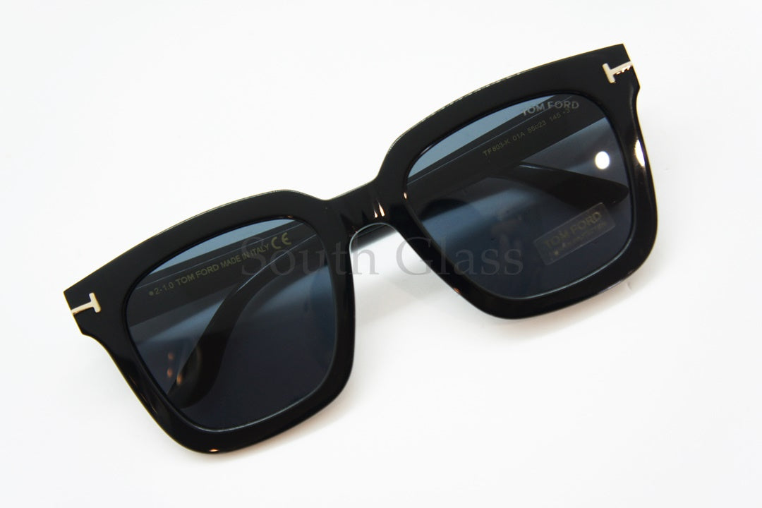 【皇治さん着用】TOM FORD サングラス TF803-K 01A ウェリントン おしゃれトムフォード