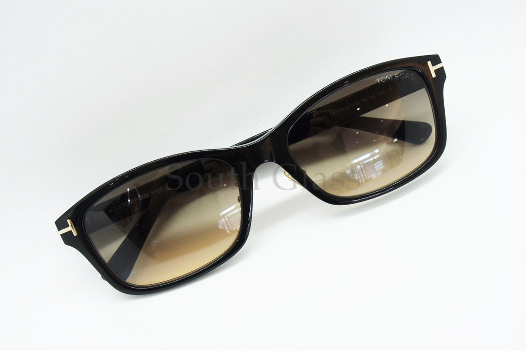 TOM FORD サングラス TF875-D 01B 日本限定 スクエア フレーム メンズ レディース メガネ 眼鏡 おしゃれ アジアンフィット トムフォード