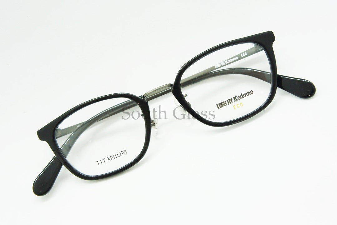 Less By Kodomo キッズ メガネ Vanilla Col.5E 44サイズ ウェリントン ジュニア 子供 子ども レスバイコドモ 正規品