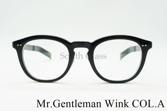 Mr.Gentleman メガネ wink COL.A Weiコラボモデル ボストン ミスタージェントルマン 正規品