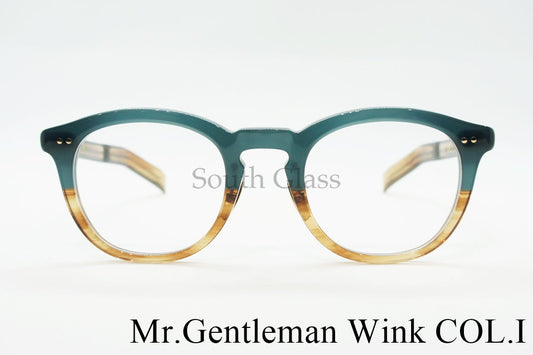 Mr.Gentleman メガネ wink COL.I Weiコラボモデル ボストン ミスタージェントルマン 正規品