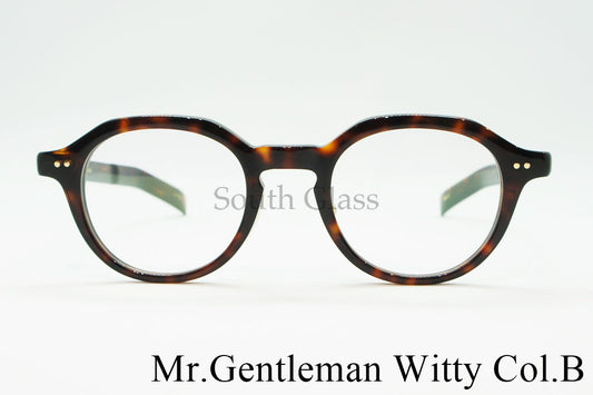 Mr.Gentleman メガネ Witty COL.B Weiコラボモデル クラウンパント ボストン ミスタージェントルマン 正規品