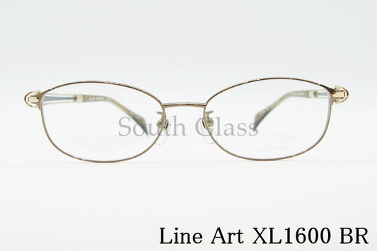 【香里奈さん着用】Line Art メガネ XL1600 BR スクエア vivace ヴィヴァーチェ CHARMANT シャルマン ラインアート 正規品