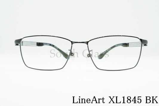Line Art メガネ XL1845 BK スクエア チタン Legato レガート CHARMANT シャルマン ラインアート 正規品